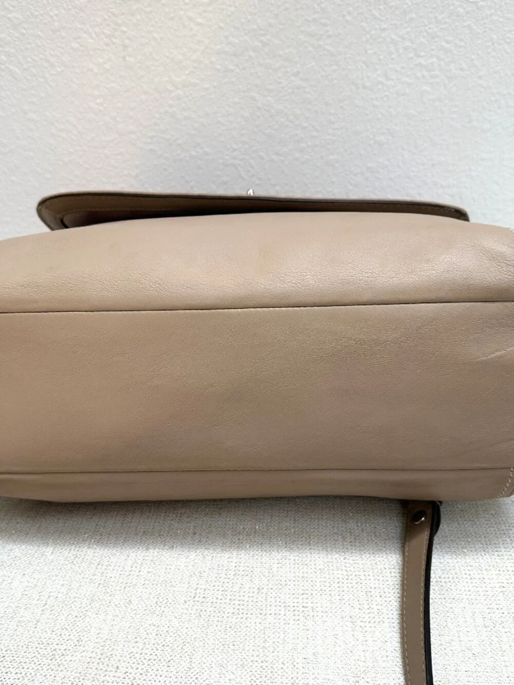 Coach Park Woven Leather Flap, style F23912 Tan Leather, satchel, NWOT - $548